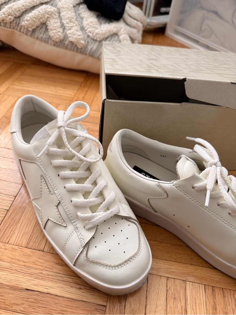 Golden goose stardan total white sneakers - Picture 7 of 9